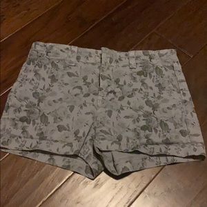 Floral Print high rise J Brand shorts